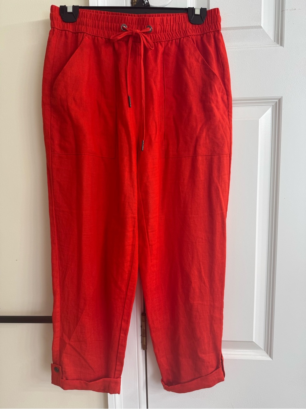Jules & Leopold Bright Red Drawstring Jogger Pants. Never worn.